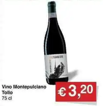 Muroli Formaggi Vino Montepulciano Tollo 75 cl offerta
