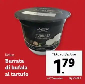 Deluxe Burrata di bufala al tartufo 125 g