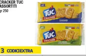 Maxi Supermercati CRACKER TUC ASSORTITI gr 250 offerta