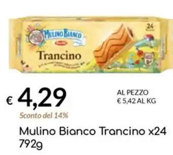 Carni e Affini Supermercati Mulino Bianco Trancino x24 792 g offerta