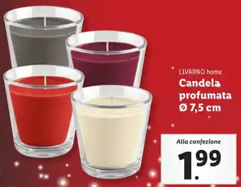 Lidl LIVARNO home Candela profumata Ø 7,5 cm offerta