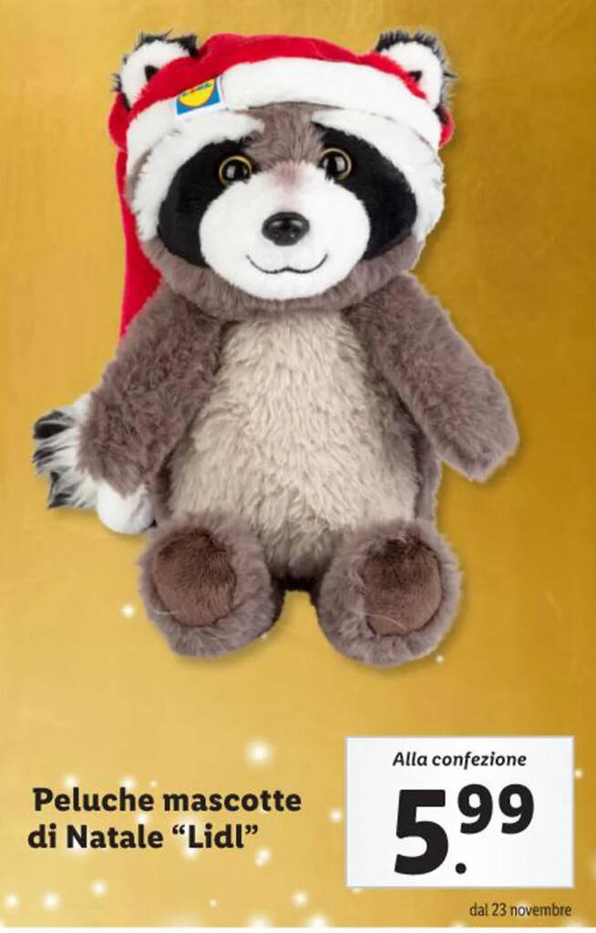 peluche lidl 2018