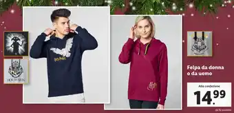 Lidl Felpa da donna o da uomo offerta