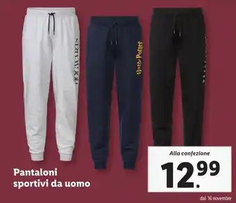 Lidl Pantaloni sportivi da uomo offerta