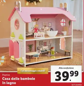 Playtive Casa delle bambole in legno