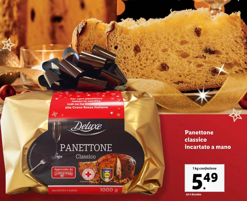 Deluxe classico incartato a mano 1 kg confezione offerta di Lidl