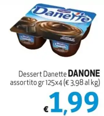 Maxi Family Dessert Danette DANONE assortito gr 125x4 offerta