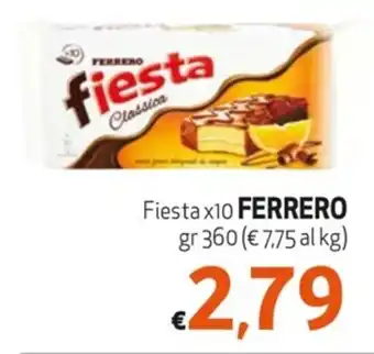 Maxi Family Fiesta x10 FERRERO gr 360 offerta