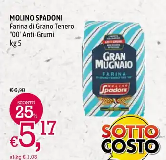MOLINO SPADONI Farina di Grano Tenero "00" Anti-Grumi kg 5