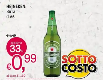 A&O HEINEKEN Birra cl 66 offerta
