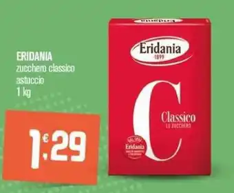 ERIDANIA zucchero classico astuccio 1 kg