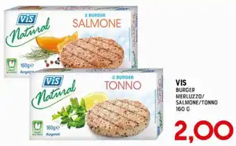 Gran Risparmio VIS BURGER MERLUZZO/ SALMONE/TONNO 160 G offerta
