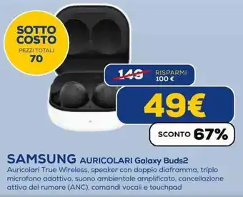 SAMSUNG AURICOLARI Galaxy Buds2
