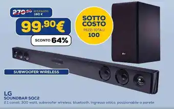 Euronics LG SOUNDBAR SQC2 offerta