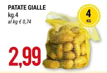Hardis PATATE GIALLE kg.4 offerta