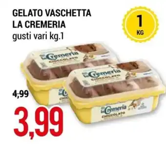 Hardis GELATO VASCHETTA LA CREMERIA gusti vari kg.1 offerta