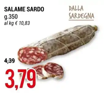Hardis SALAME SARDO g. 350 offerta