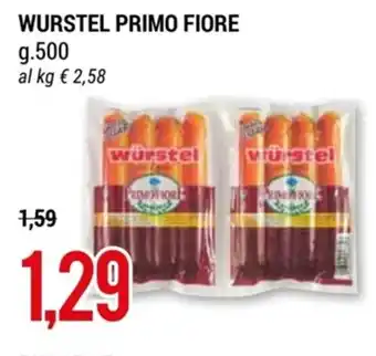 Hardis WURSTEL PRIMO FIORE g.500 offerta