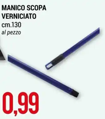 MANICO SCOPA VERNICIATO cm.130
