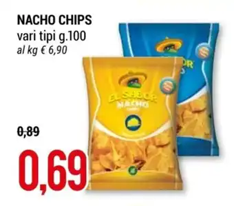 Hardis NACHO CHIPS vari tipi g.100 offerta