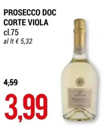 Hardis PROSECCO DOC CORTE VIOLA cl. 75 offerta