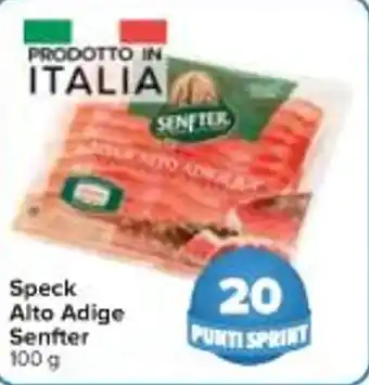 Carrefour Market Speck Alto Adige Senfter 100 g offerta