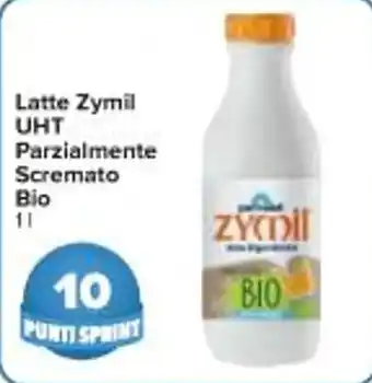 Carrefour Market Latte Zymil UHT Parzialmente Scremato Bio 1 l offerta