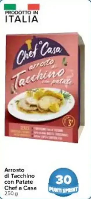 Carrefour Market Arrosto di Tacchino con Patate Chef a Casa 250 g offerta