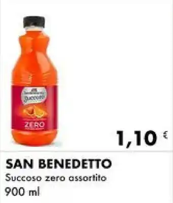 Iper Tosano SAN BENEDETTO Succoso zero assortito 900 ml offerta