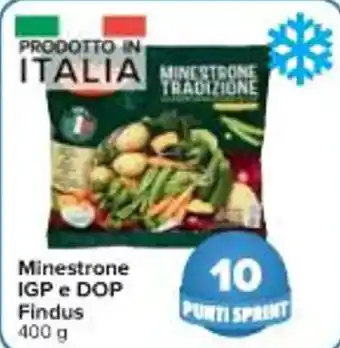 Carrefour Market Minestrone IGP e DOP Findus 400 g offerta