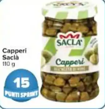 Carrefour Market Capperi Saclà 110 g offerta