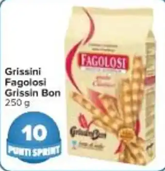 Carrefour Market Grissini Fagolosi Grissin Bon 250 g offerta