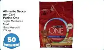Carrefour Market Alimento Secco per Cani Purina One 2,5 kg offerta