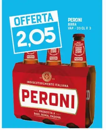 Gran Risparmio PERONI BIRRA VAP - 33 CL X 3 offerta