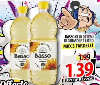 Il Genio Supermercato BASSO OLIO DI SEMI DI GIRASOLE 1 LITRO offerta