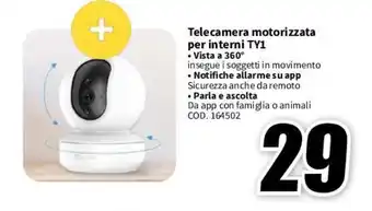 MediaWorld EZVIZ Telecamera motorizzata per interni TY1 offerta