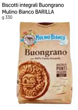 A&O Biscotti integrali Buongrano Mulino Bianco BARILLA g 330 offerta