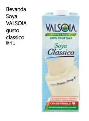 A&O Bevanda Soya VALSOIA gusto classico litri 1 offerta