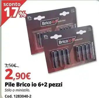 Brico Io Pile Brico Io 6+2 Pezzi offerta