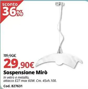 Sospensione Mirò