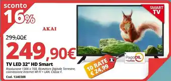 Brico Io TV LED 32'' HD Smart offerta