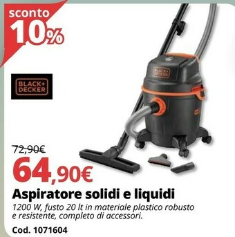 Brico Io Aspiratore Solidi E Liquidi offerta
