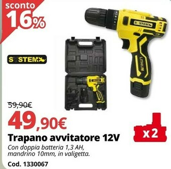 Brico Io Trapano Avvitatore 12V offerta