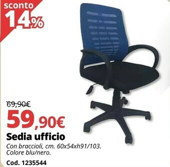Brico Io Sedia Ufficio offerta