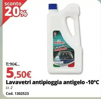 Lavavetri Antipioggio Antigelo -10°C