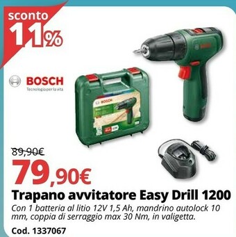 Brico Io Trapano Avvitatore Easy Drill 1200 offerta