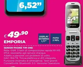Emporia Senior Phone Tim One