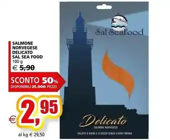 Sal seafood Salmone Norvegese Delicato