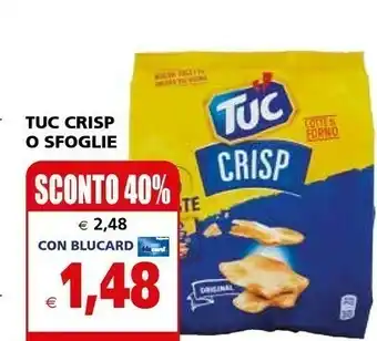 Il Gigante Saiwa Tuc Crisp O Sfoglie offerta