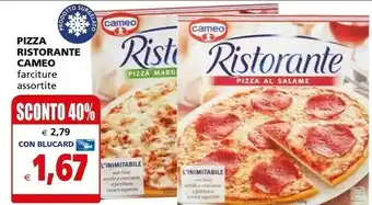 Il Gigante Cameo Pizza Al Salame Ristorante 320 G(ml) offerta